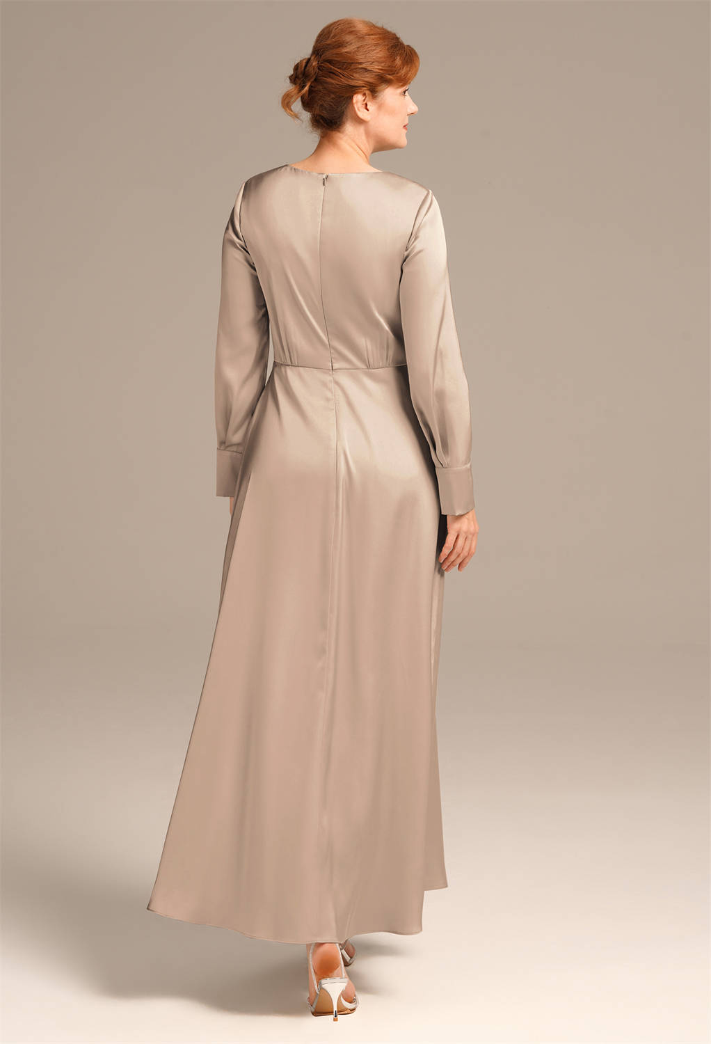AW Kathryn Taupe  Mother of the Bride Dresses